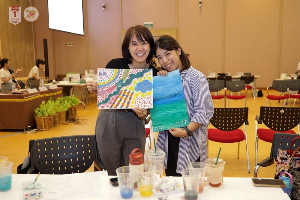มฟล. จัดกิจกรรม “Art & Heart : A Gentle Workshop for Well-being”  ให้กับ HR Network “ผู้ดูแลใจ” ของบุคลากรในองค์กร